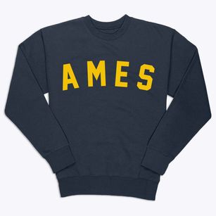 Ames Iowa Classic Curve Premium Crewneck Sweatshirt