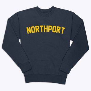 Northport New York Classic Curve Premium Crewneck Sweatshirt