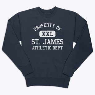 St. James Minnesota Athletic Dept Premium Crewneck Sweatshirt