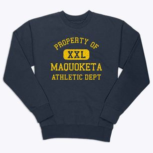 Maquoketa Iowa Athletic Dept Premium Crewneck Sweatshirt