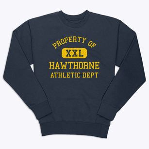 Hawthorne Wisconsin Athletic Dept Premium Crewneck Sweatshirt
