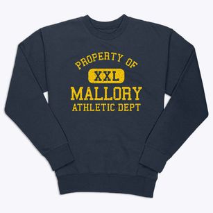 Mallory West Virginia Athletic Dept Premium Crewneck Sweatshirt