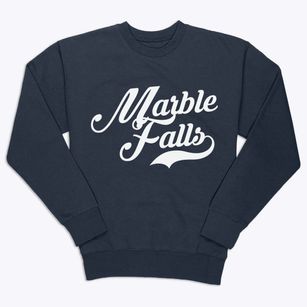 Marble Falls Texas Vintage Team Premium Crewneck Sweatshirt