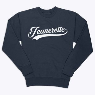 Jeanerette Louisiana Vintage Team Premium Crewneck Sweatshirt