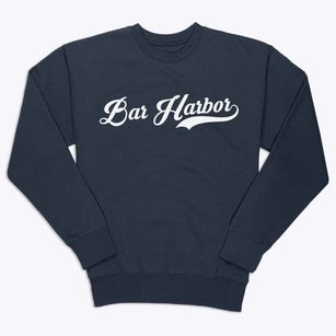 Bar Harbor Maine Vintage Team Premium Crewneck Sweatshirt