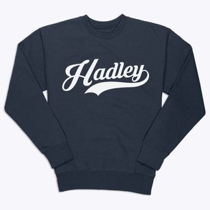 Hadley Massachusetts Vintage Team Premium Crewneck Sweatshirt