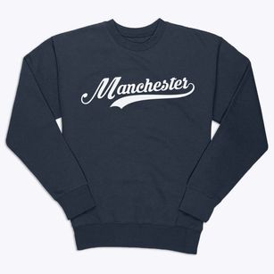Manchester Washington Vintage Team Premium Crewneck Sweatshirt