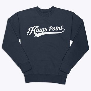 Kings Point New York Vintage Team Premium Crewneck Sweatshirt