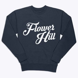 Flower Hill New York Vintage Team Premium Crewneck Sweatshirt