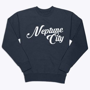 Neptune City New Jersey Vintage Team Premium Crewneck Sweatshirt