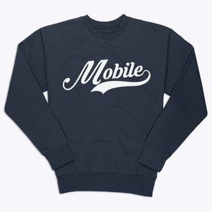 Mobile Alabama Vintage Team Premium Crewneck Sweatshirt