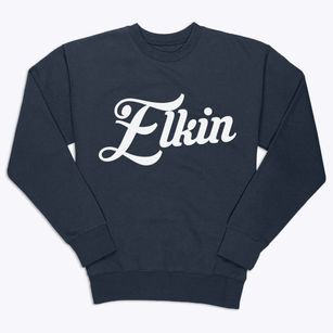 Elkin North Carolina Vintage Team Premium Crewneck Sweatshirt