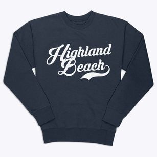 Highland Beach Florida Vintage Team Premium Crewneck Sweatshirt