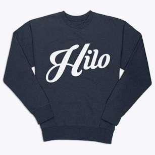 Hilo Hawaii Vintage Team Premium Crewneck Sweatshirt