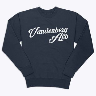 Vandenberg Afb California Vintage Team Premium Crewneck Sweatshirt