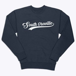 South Oroville California Vintage Team Premium Crewneck Sweatshirt