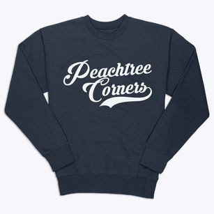 Peachtree Corners Georgia Vintage Team Premium Crewneck Sweatshirt
