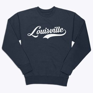 Louisville New York Vintage Team Premium Crewneck Sweatshirt