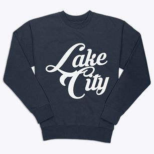 Lake City Pennsylvania Vintage Team Premium Crewneck Sweatshirt