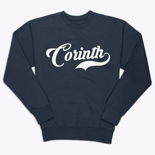Corinth Maine Vintage Team Premium Crewneck Sweatshirt
