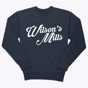 Wilson's Mills North Carolina Vintage Team Premium Crewneck Sweatshirt