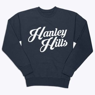 Hanley Hills Missouri Vintage Team Premium Crewneck Sweatshirt