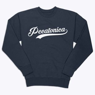 Pecatonica Illinois Vintage Team Premium Crewneck Sweatshirt
