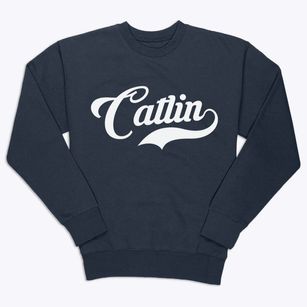 Catlin Illinois Vintage Team Premium Crewneck Sweatshirt