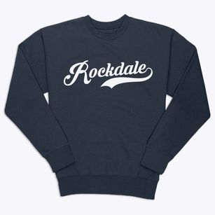 Rockdale Illinois Vintage Team Premium Crewneck Sweatshirt