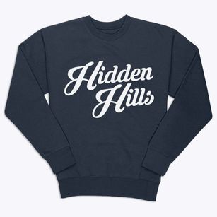 Hidden Hills California Vintage Team Premium Crewneck Sweatshirt