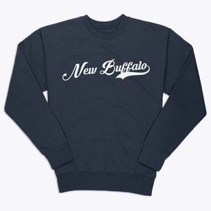 New Buffalo Michigan Vintage Team Premium Crewneck Sweatshirt