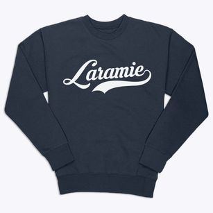 Laramie Wyoming Vintage Team Premium Crewneck Sweatshirt