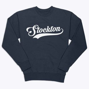 Stockton Illinois Vintage Team Premium Crewneck Sweatshirt