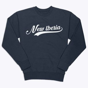 New Iberia Louisiana Vintage Team Premium Crewneck Sweatshirt