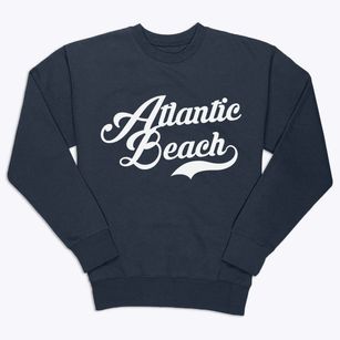 Atlantic Beach North Carolina Vintage Team Premium Crewneck Sweatshirt
