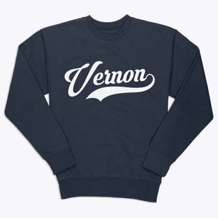 Vernon Connecticut Vintage Team Premium Crewneck Sweatshirt