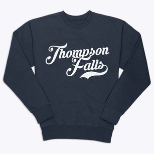 Thompson Falls Montana Vintage Team Premium Crewneck Sweatshirt