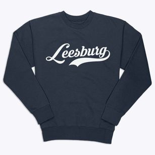 Leesburg Ohio Vintage Team Premium Crewneck Sweatshirt