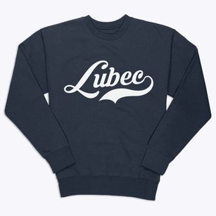 Lubec Maine Vintage Team Premium Crewneck Sweatshirt