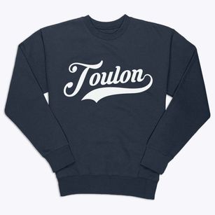 Toulon Illinois Vintage Team Premium Crewneck Sweatshirt