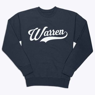 Warren Michigan Vintage Team Premium Crewneck Sweatshirt