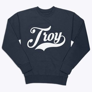 Troy Maine Vintage Team Premium Crewneck Sweatshirt