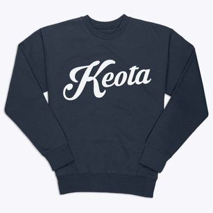 Keota Iowa Vintage Team Premium Crewneck Sweatshirt