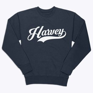 Harvey Illinois Vintage Team Premium Crewneck Sweatshirt