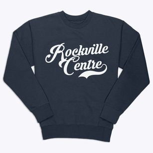 Rockville Centre New York Vintage Team Premium Crewneck Sweatshirt