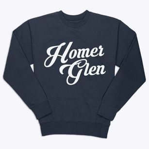 Homer Glen Illinois Vintage Team Premium Crewneck Sweatshirt
