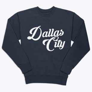 Dallas City Illinois Vintage Team Premium Crewneck Sweatshirt