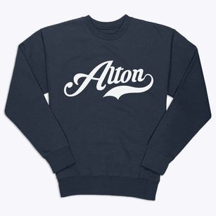 Alton Missouri Vintage Team Premium Crewneck Sweatshirt