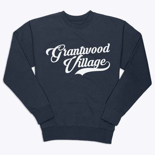 Grantwood Village Missouri Vintage Team Premium Crewneck Sweatshirt