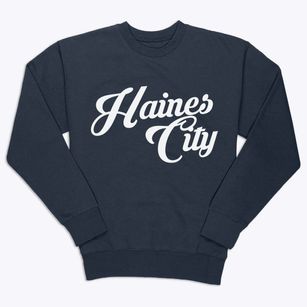 Haines City Florida Vintage Team Premium Crewneck Sweatshirt